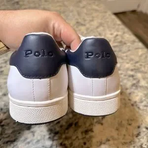 Men’s 12D Navy Polo Wilton Sneakers Amazon.com | POLO RALPH LAUREN, Men, Heritage Court II, Navy  main image 2